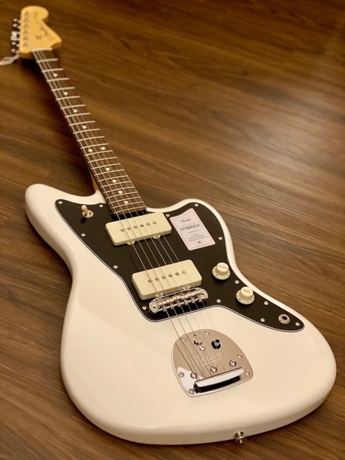 Fender Japan Hybrid II Jazzmaster with Rosewood FB in Arctic White